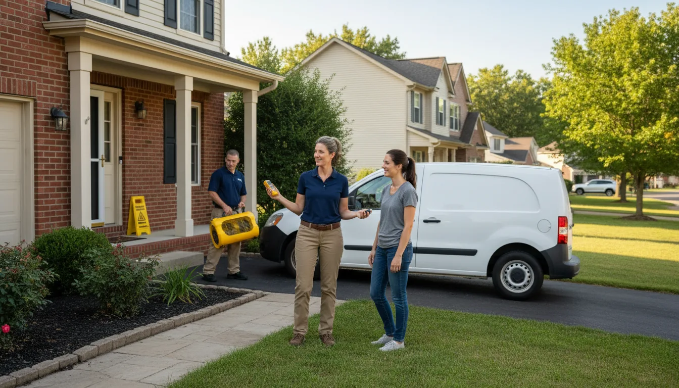 Residential water damage restoration in Big Pine, CA
